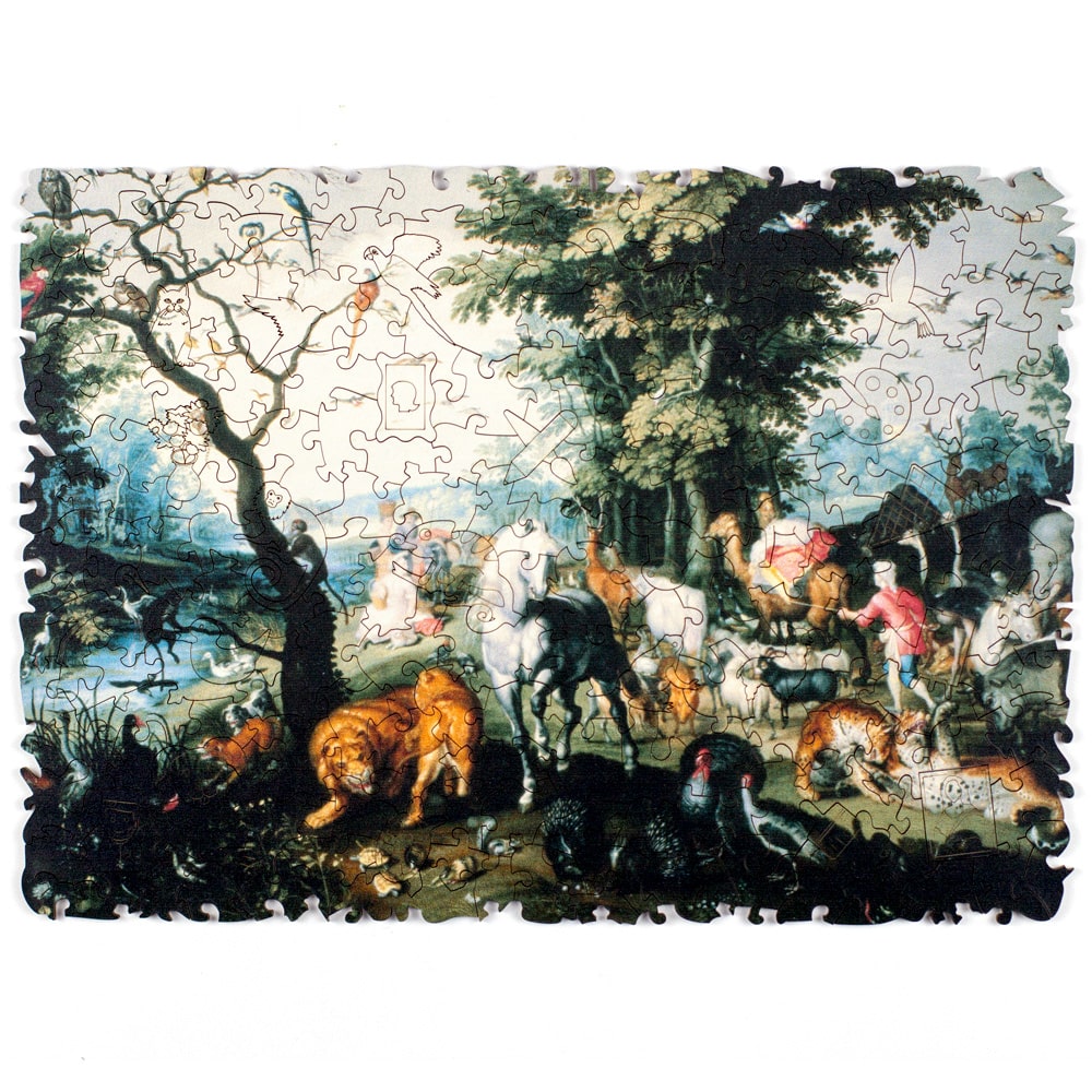 Obra de Arte: A Entrada dos Animais na Arca de Noé Jan Brueghel