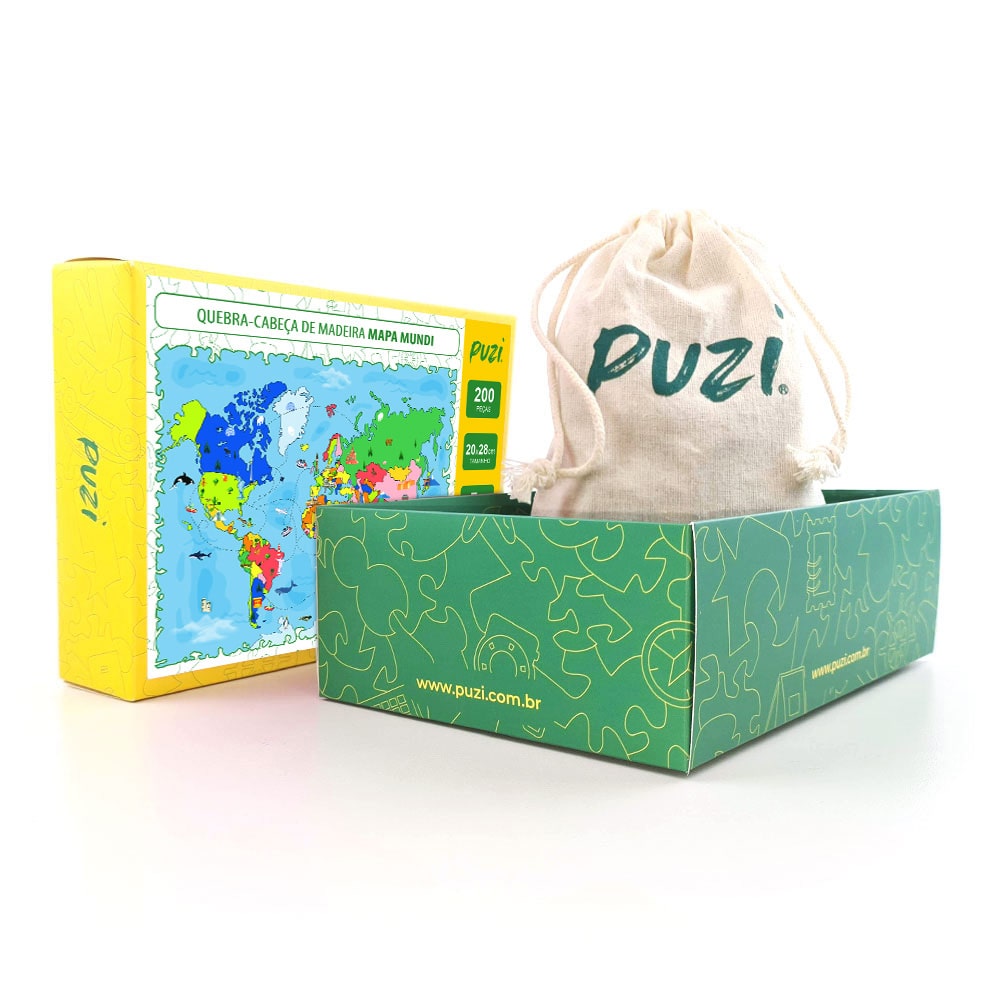 Quebra-Cabeça Mapa Mundi