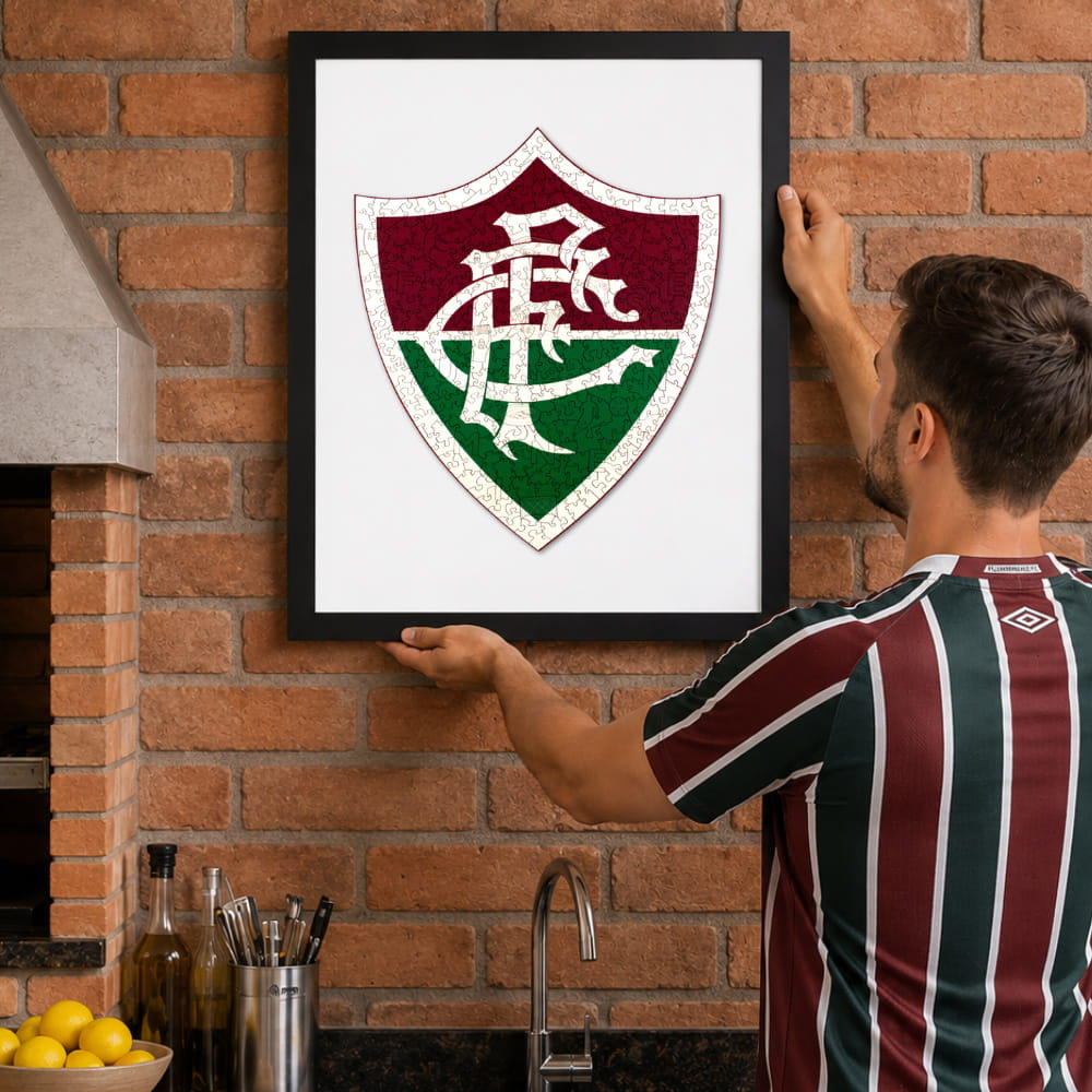 Decoração: Cole na Parede o Escudo do Fluminense