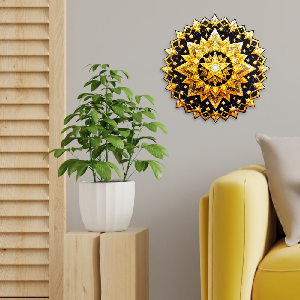Decoração Mandala Estrela