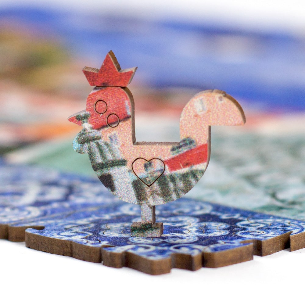 Quebra-Cabeça Peça do Galo de Barcelos
