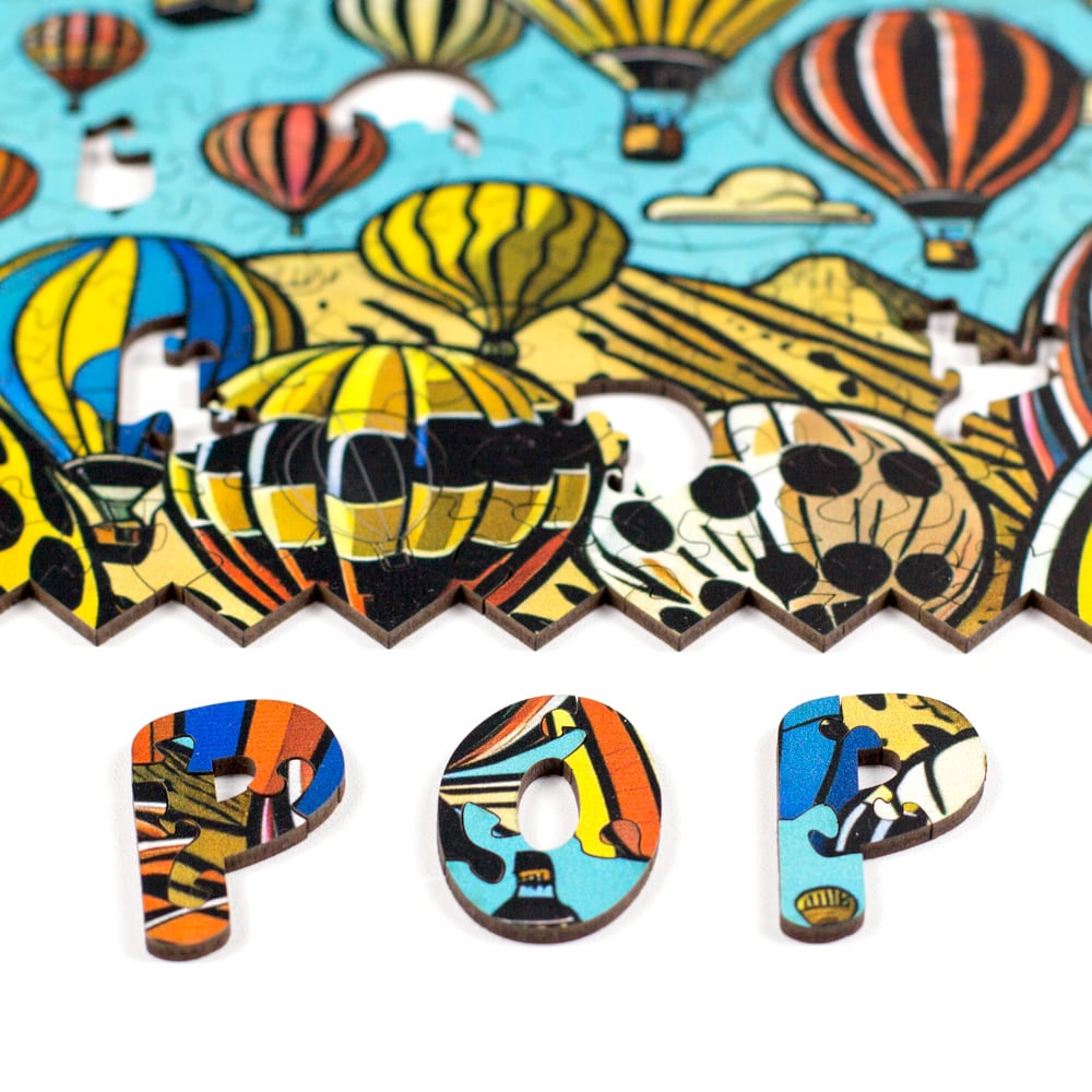 Mini Puzzle Desafio Pop Art Balões da Capadócia