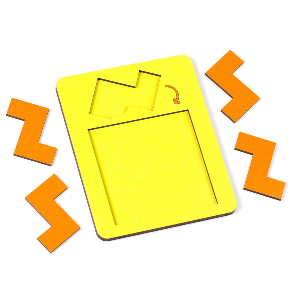 Puzzle Nível Difícil - Cabe+1: Zigue-Zague