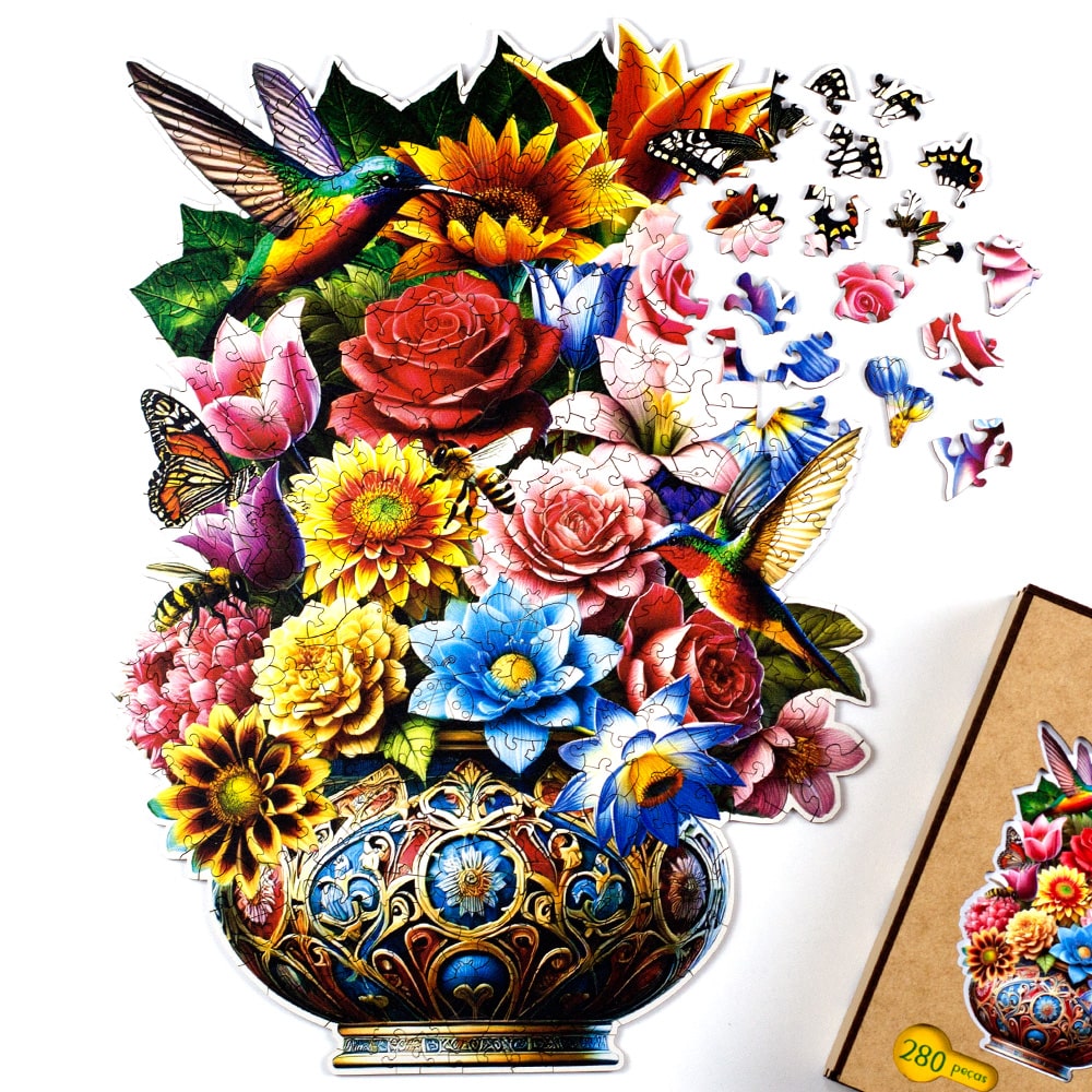 Puzzle Vaso de Flor Puzi