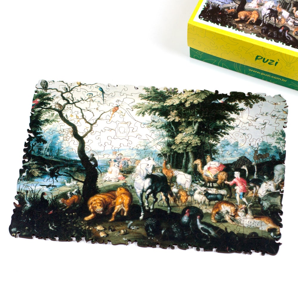 Quebra-Cabeça A Entrada dos Animais na Arca de Noé Jan Brueghel