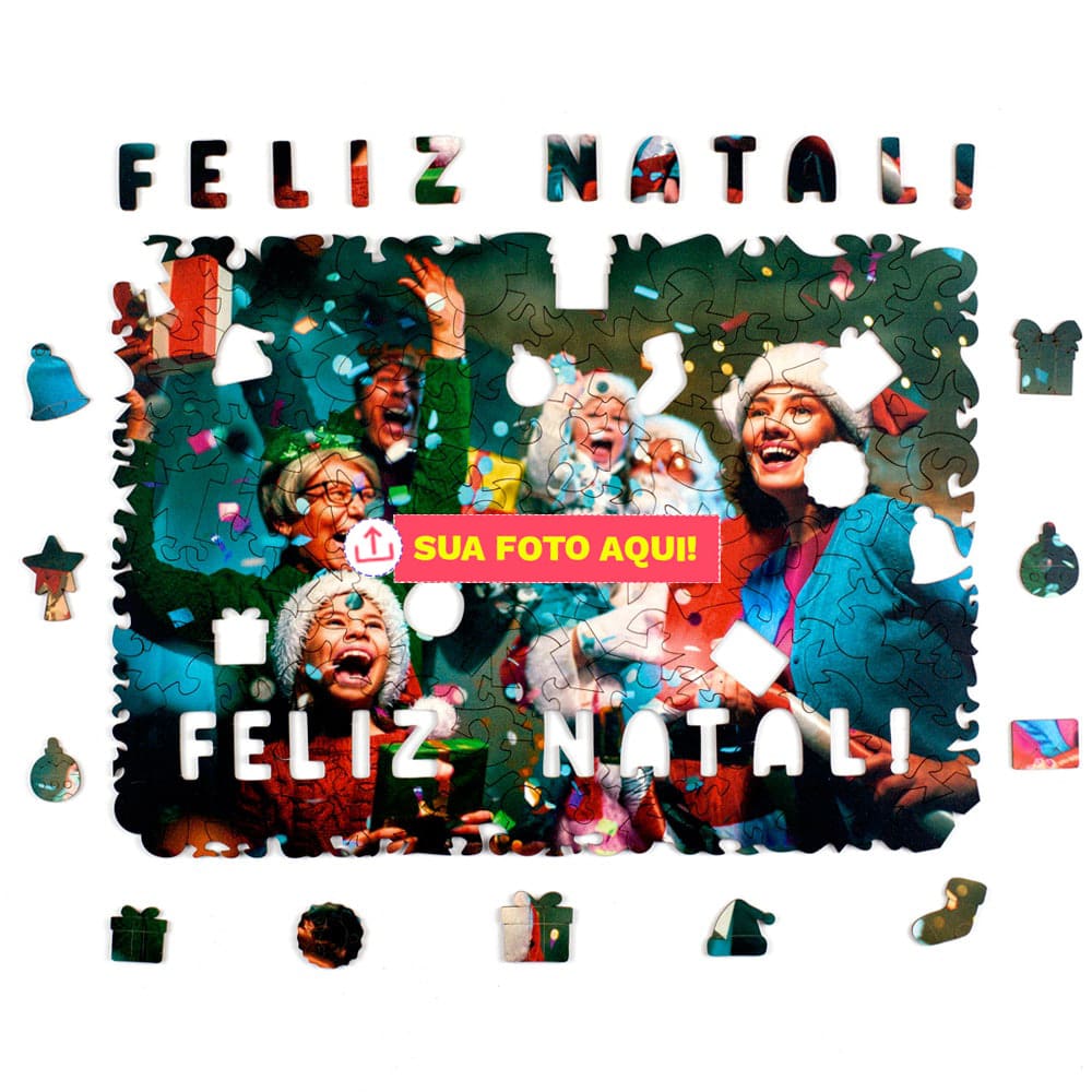 Quebra-Cabeça Personalizado de Natal