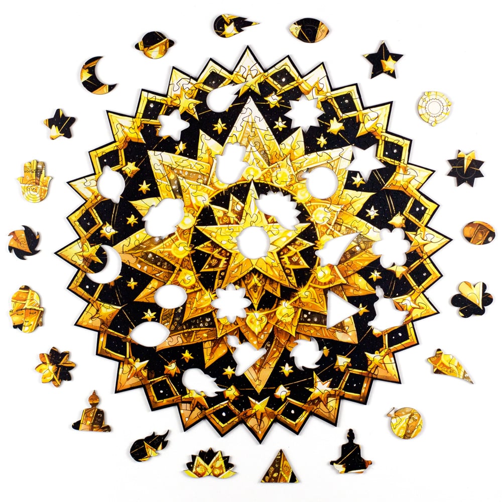 Quebra-Cabeça Puzi Mandala Estrela