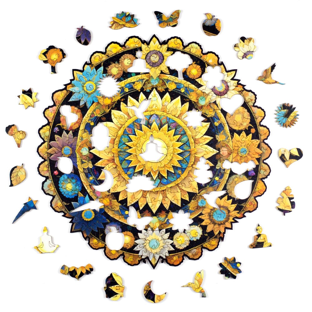 Quebra-Cabeça Puzi Mandala da Meditação