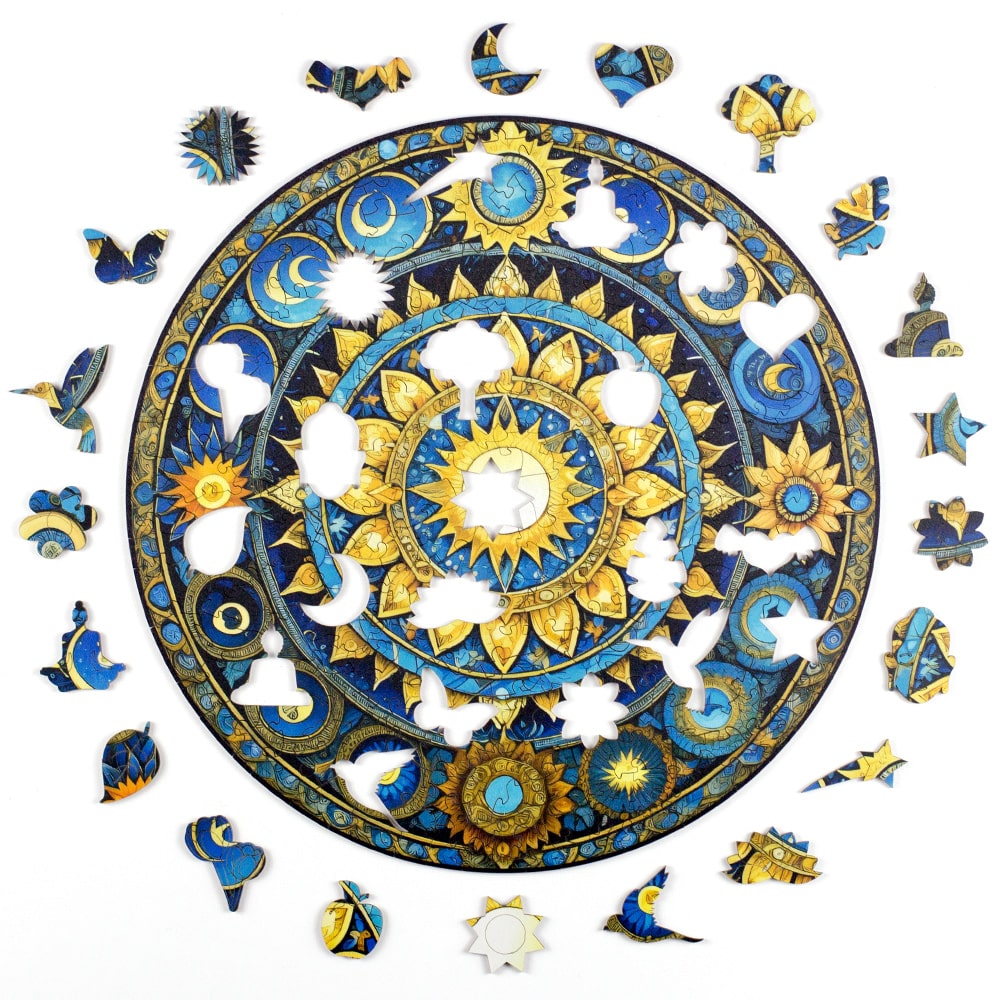 Quebra-Cabeça Puzi Mandala Noite e Dia
