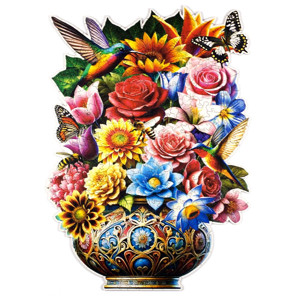 Quebra-Cabeça Puzi Vaso de Flores
