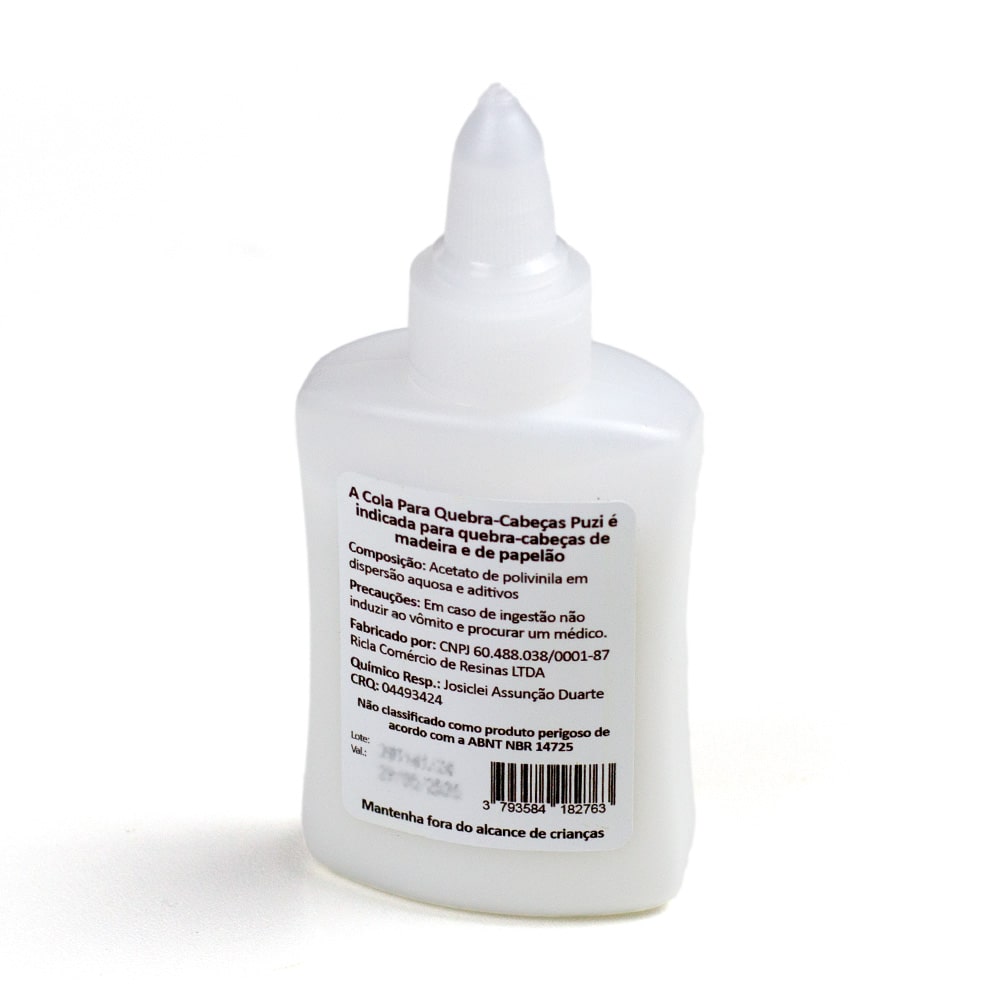 Verso da Cola Puzi para Quebra-Cabeças