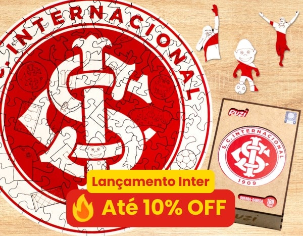 Quebra-cabeças de madeira do Internacional