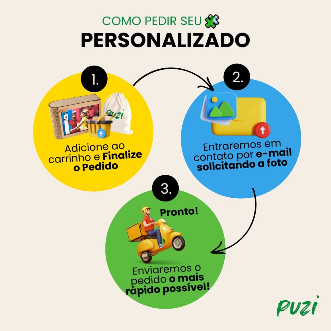 Como Pedir seu Quebra-Cabeça Personalizado