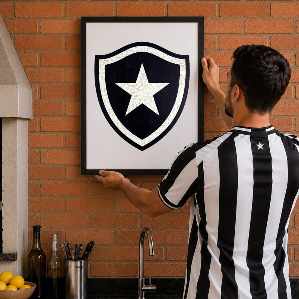 Decoração: Cole na Parede o Escudo do Botafogo