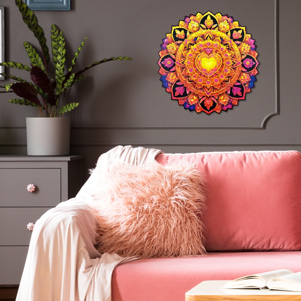 Decoração Mandala do Amor