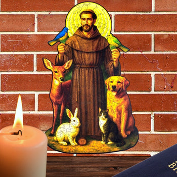 Decoração Religiosa - São Francisco de Assis - Igreja Católica