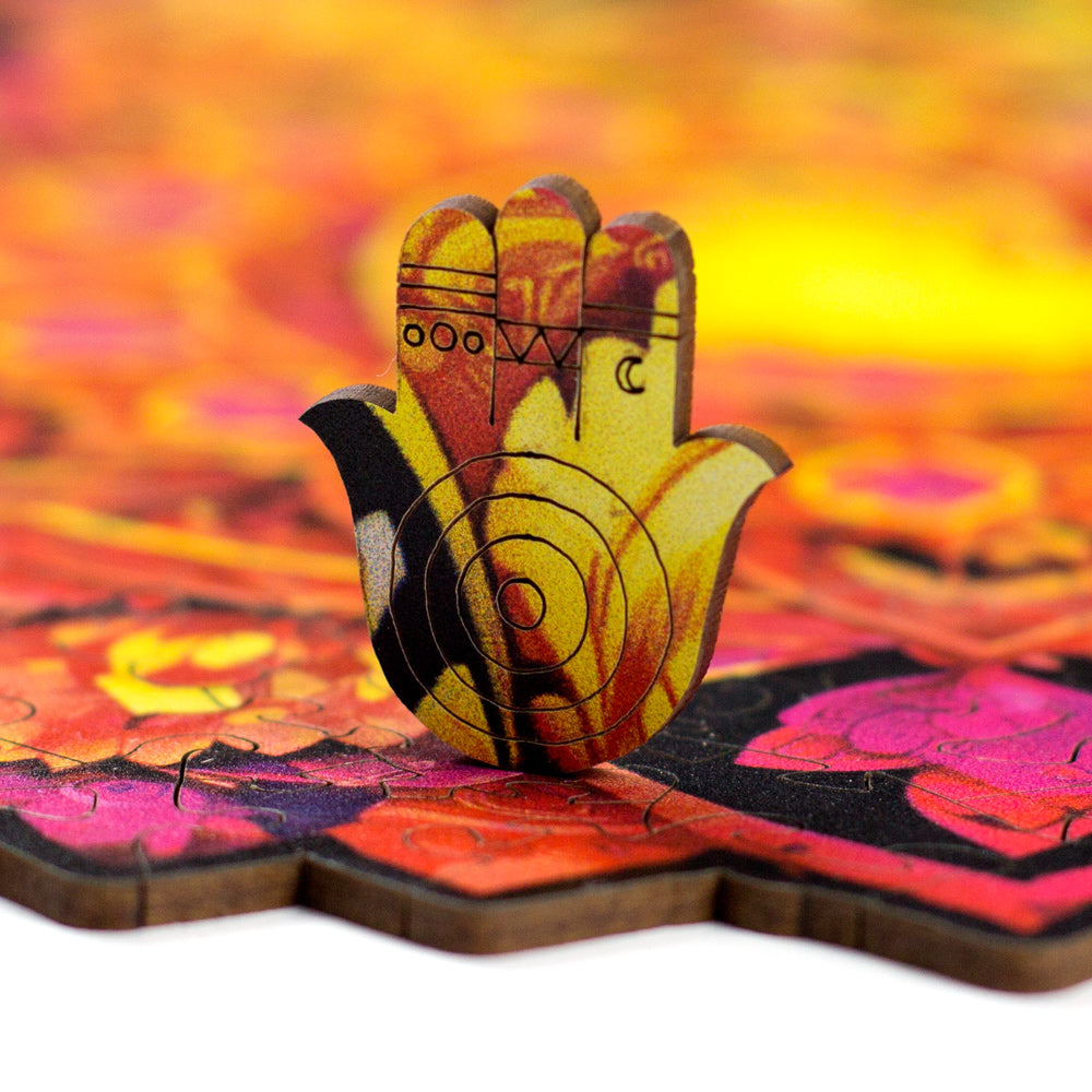 Detalhes da Mandala do Amor - Peça Mão de Fátima