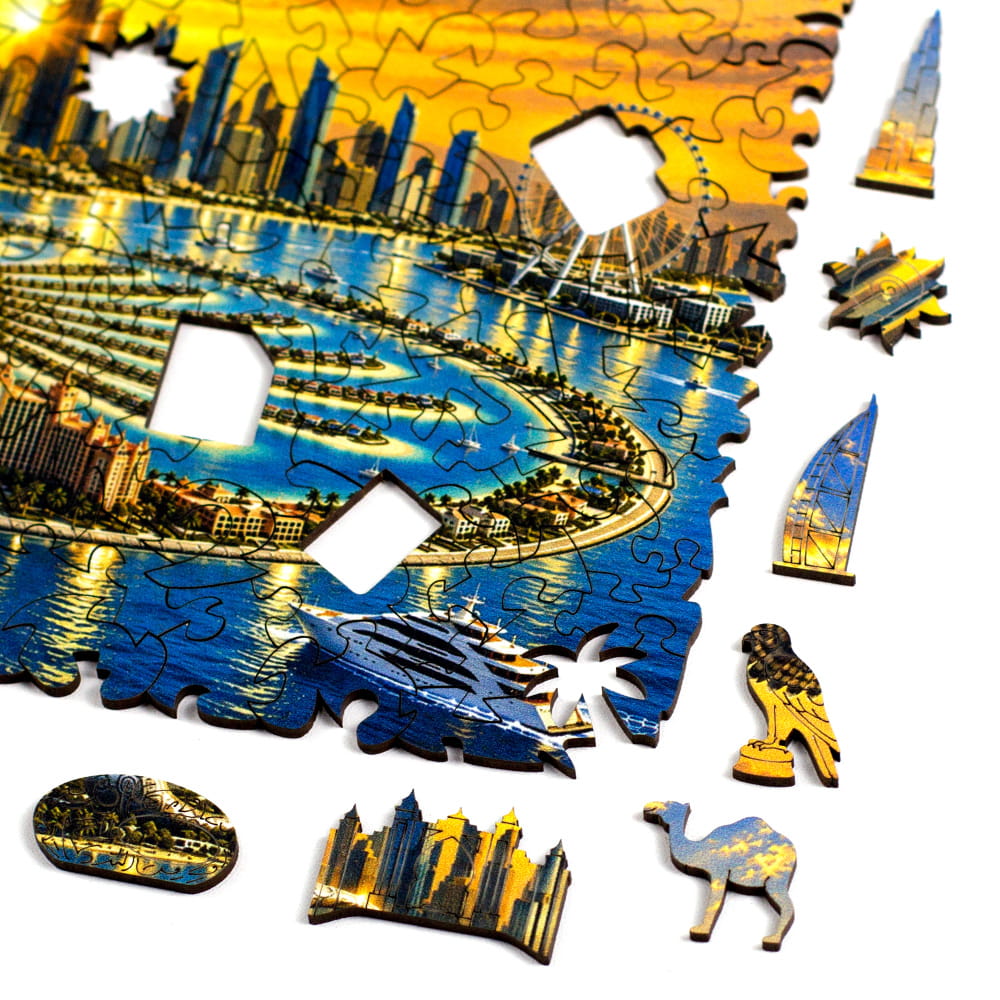 Detalhes das Peças Temáticas de Dubai