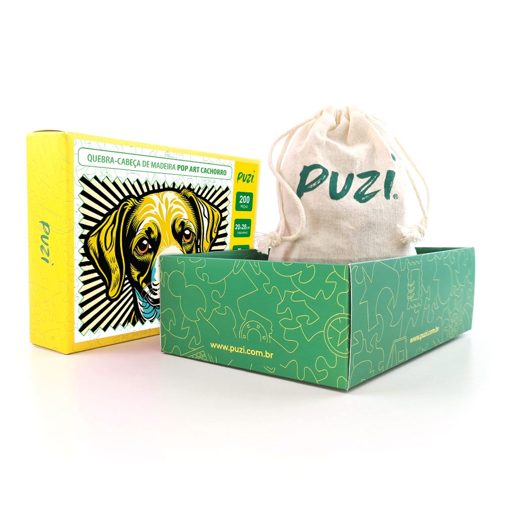 Embalagem Pop Art Cachorro - Puzi
