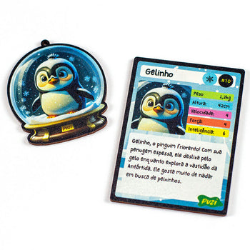 Bônus: Ficha do Pinguinzinho e Chaveiro
