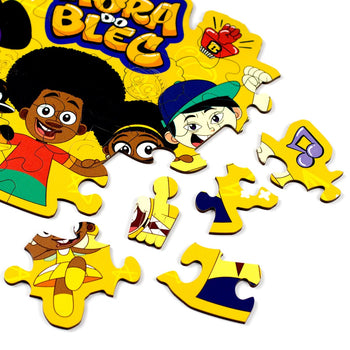 Puzzle de Madeira Animação Hora do Blec: Sem Barreiras
