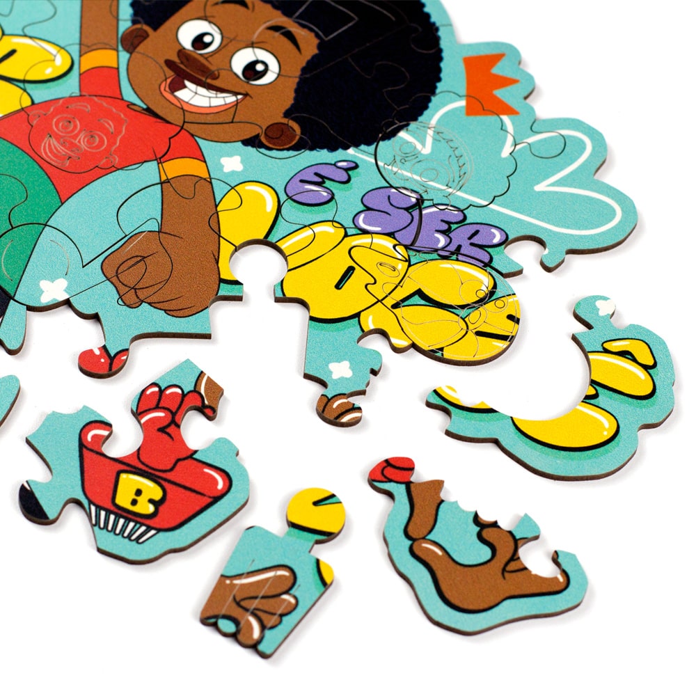 Puzzle de Madeira Animação Hora do Blec: Seu Poder É Ser Você