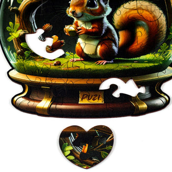 Mini-Puzzle Orbe Esquilinho - Monte o Coração!