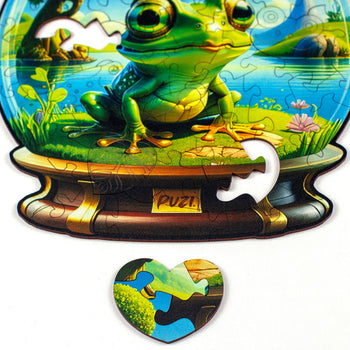 Mini-Puzzle Orbe Sapinho - Monte o Coração!