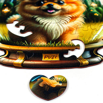 Mini-Puzzle Orbe Spitzinho - Monte o Coração!