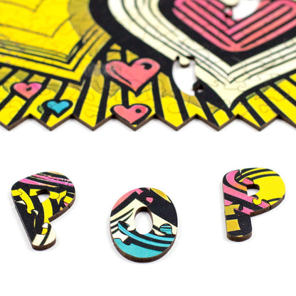 Quebra-Cabeça Pop Art Amor