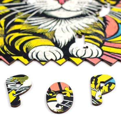 Quebra-Cabeça Pop Art Gato