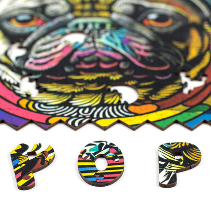 Quebra-Cabeça Pop Art Pug