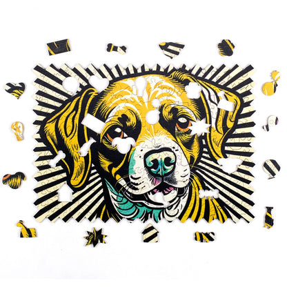 Quebra-Cabeça Pop Art Cachorro - Puzi