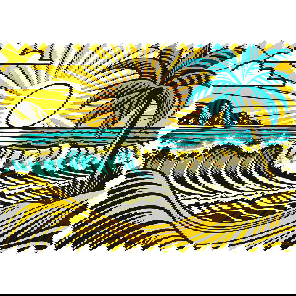 Quebra-Cabeça Pop Art Praia