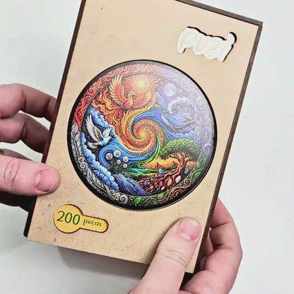 Quebra-Cabeça Mandala Elemental