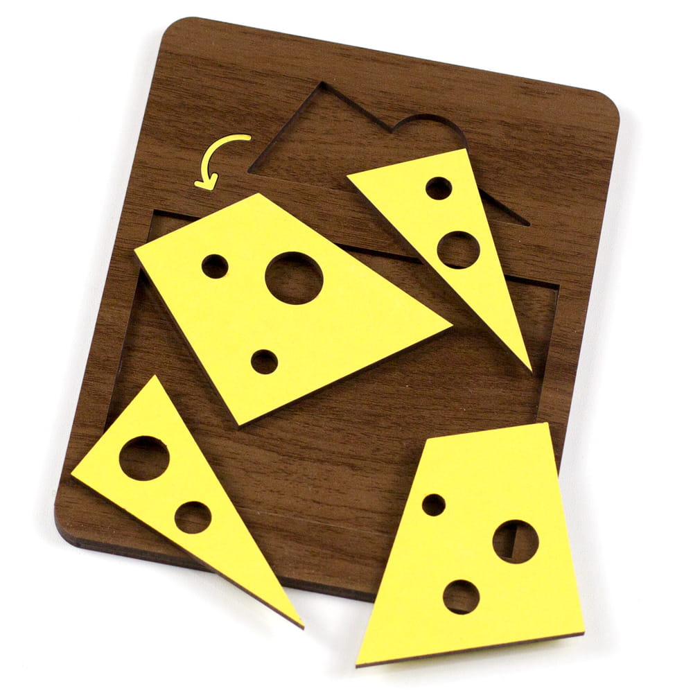 Puzzle 4 do Kit de 4 Desafios de Queijos
