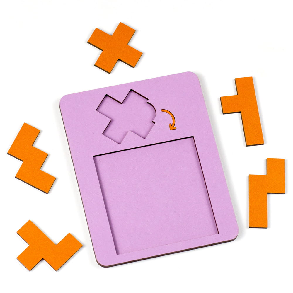 Puzzle Nível Difícil - Cabe+1: X