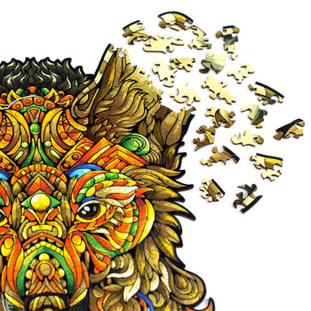 Puzzle do Lobo-Guará Brasileiro