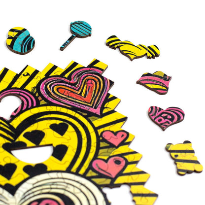 Quebra-Cabeça Pop Art Amor