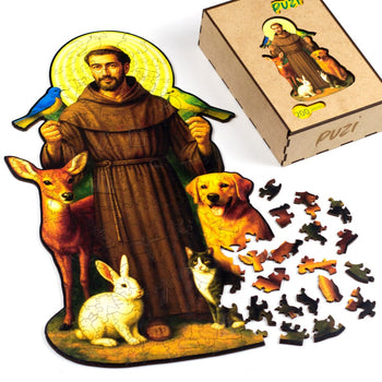 Puzzle Religião - São Francisco de Assis - Protetor dos Animais e Natureza
