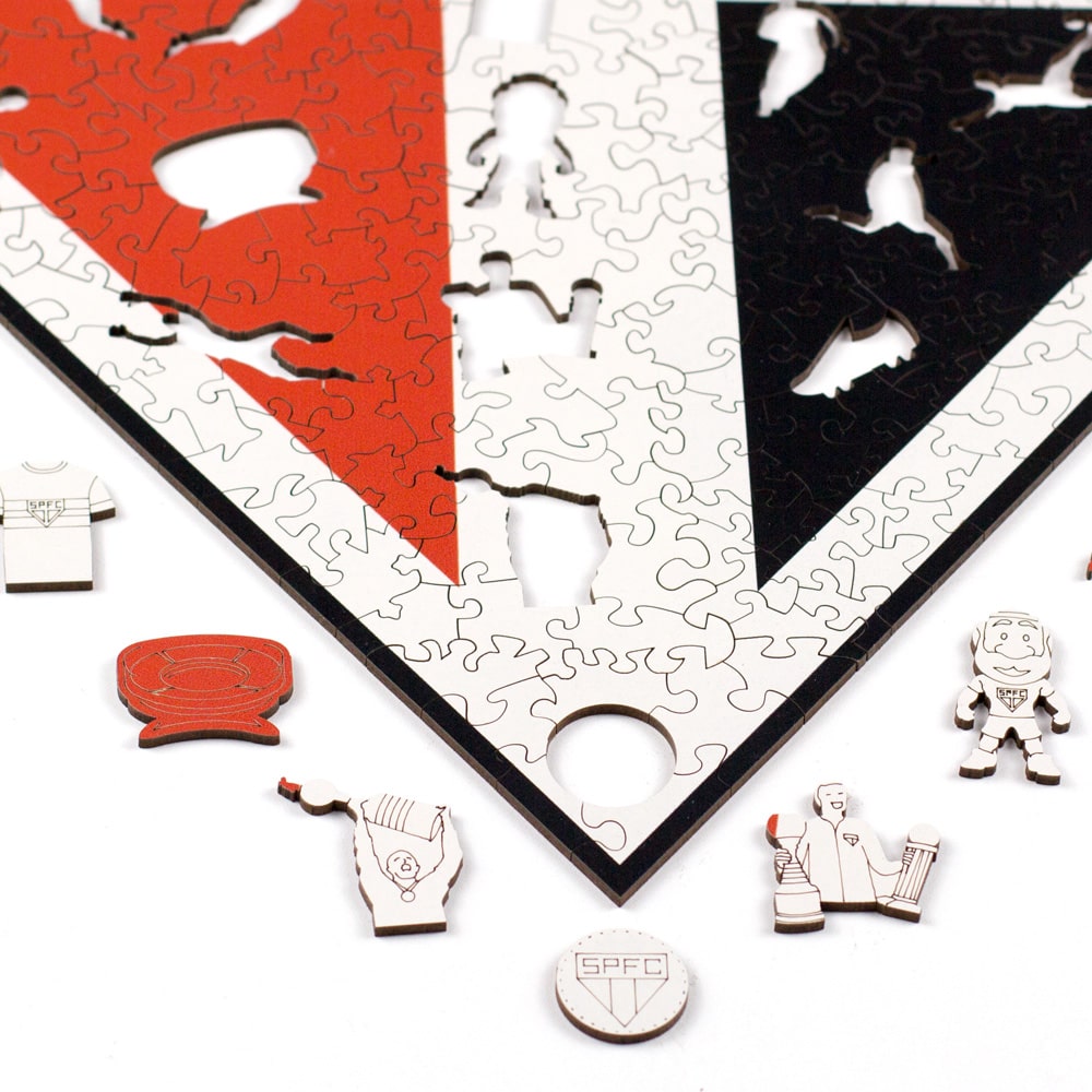 Puzzle Escudo Oficial do São Paulo Futebol Clube