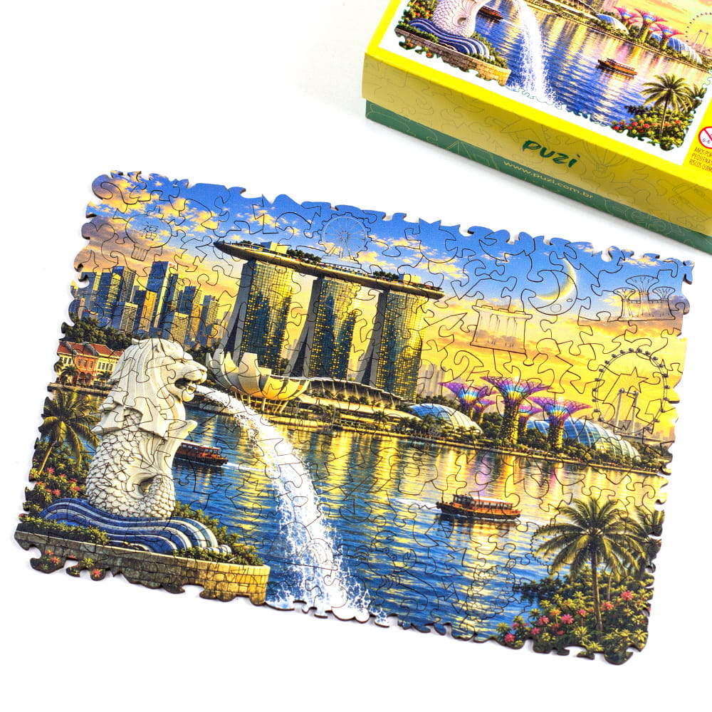 Embalagem Singapura Puzi
