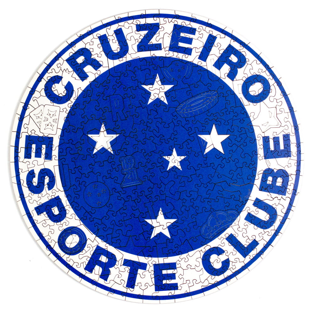 Quebra-Cabeça Cruzeiro Escudo Oficial para Toda Família