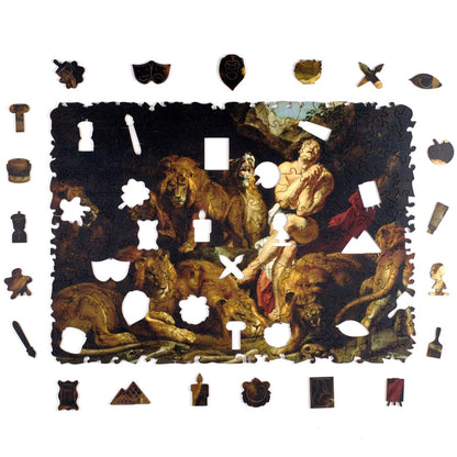 Quebra-Cabeça de Madeira Daniel na Cova dos Leões