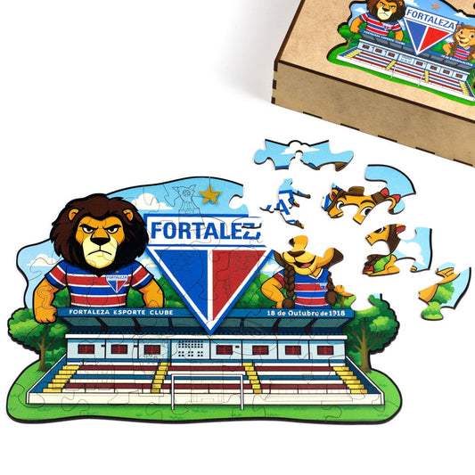 Quebra-Cabeça de Madeira Fortaleza Kids