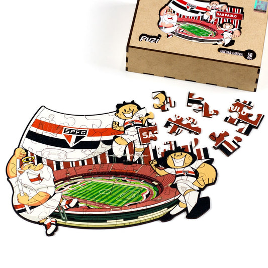 Quebra-Cabeça de Madeira São Paulo FC Kids