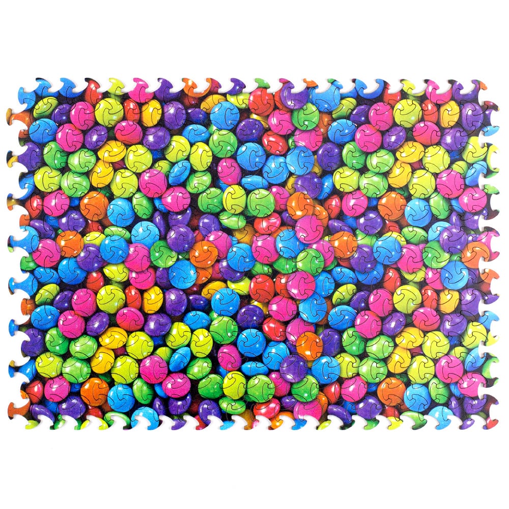 Quebra-Cabeça Doces Coloridos