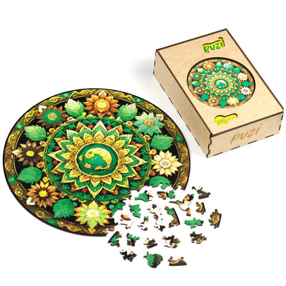 Quebra-Cabeça Mandala da Natureza