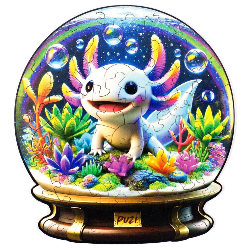 Quebra-Cabeça do Axolote - Coleção Orbe da Puzi