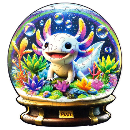 Quebra-Cabeça do Axolote - Coleção Orbe da Puzi